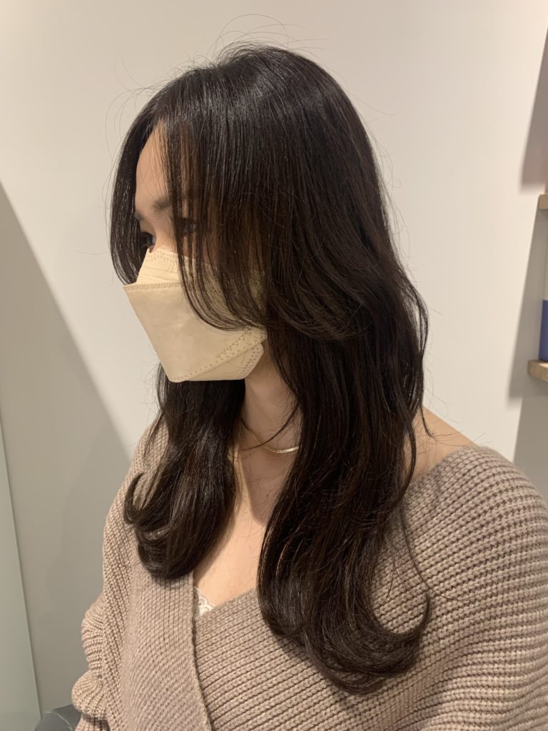 小辻結花 韓国風レイヤー×ココアブラウンのメイン画像