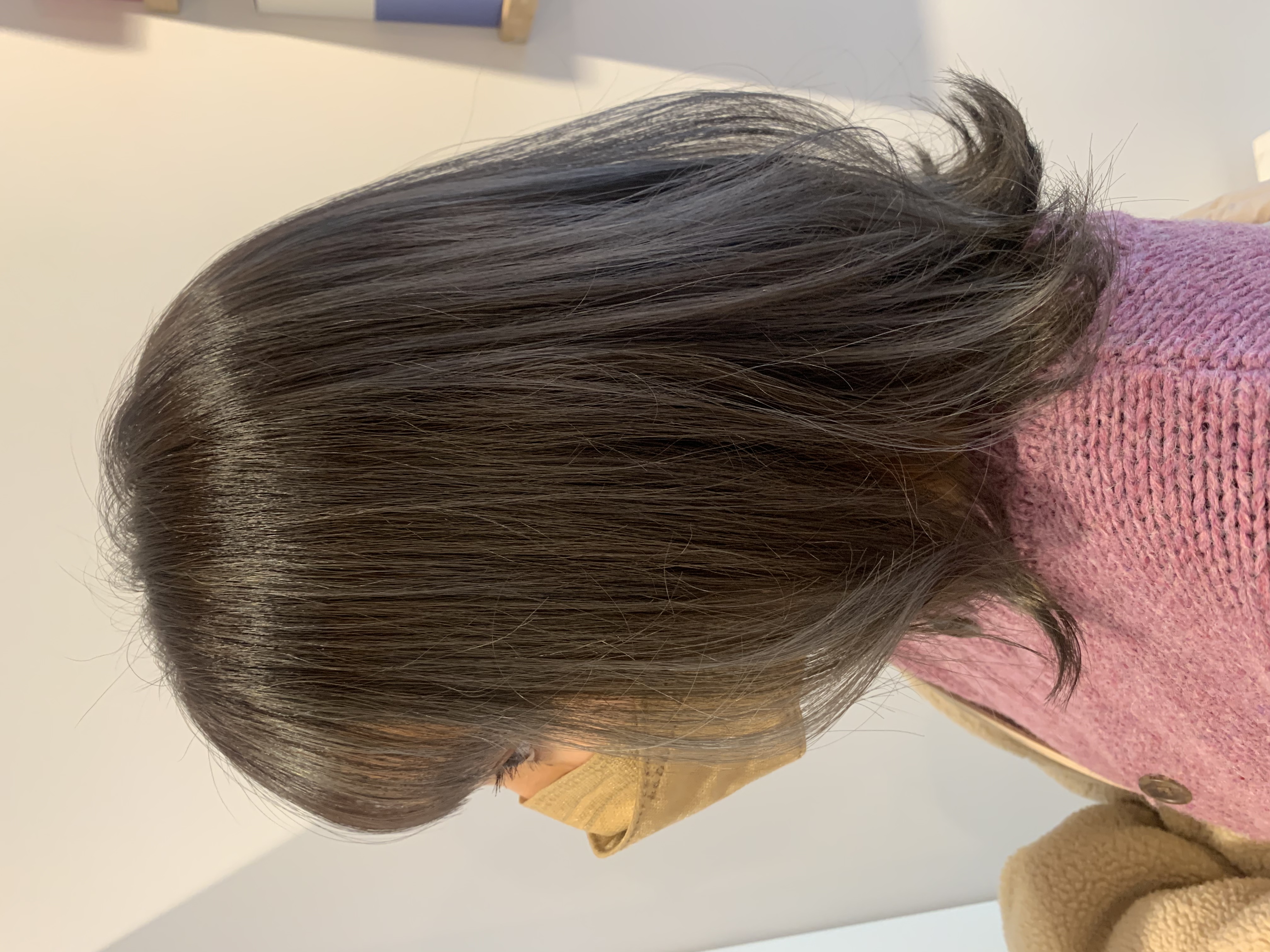 小辻結花 レイヤーロブ×アッシュグレージュ☆