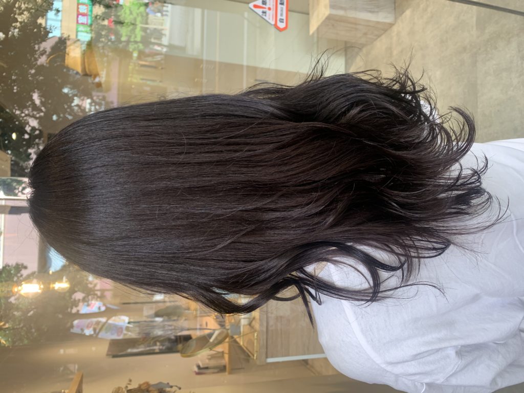 小辻結花　韓国ヘア×ラベンダーグレージュのメイン画像