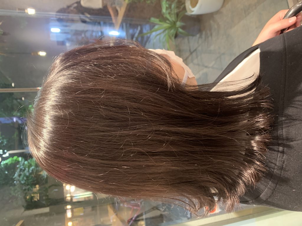 小辻結花 韓国風にもかわいいラベンダーグレージュ☆のメイン画像