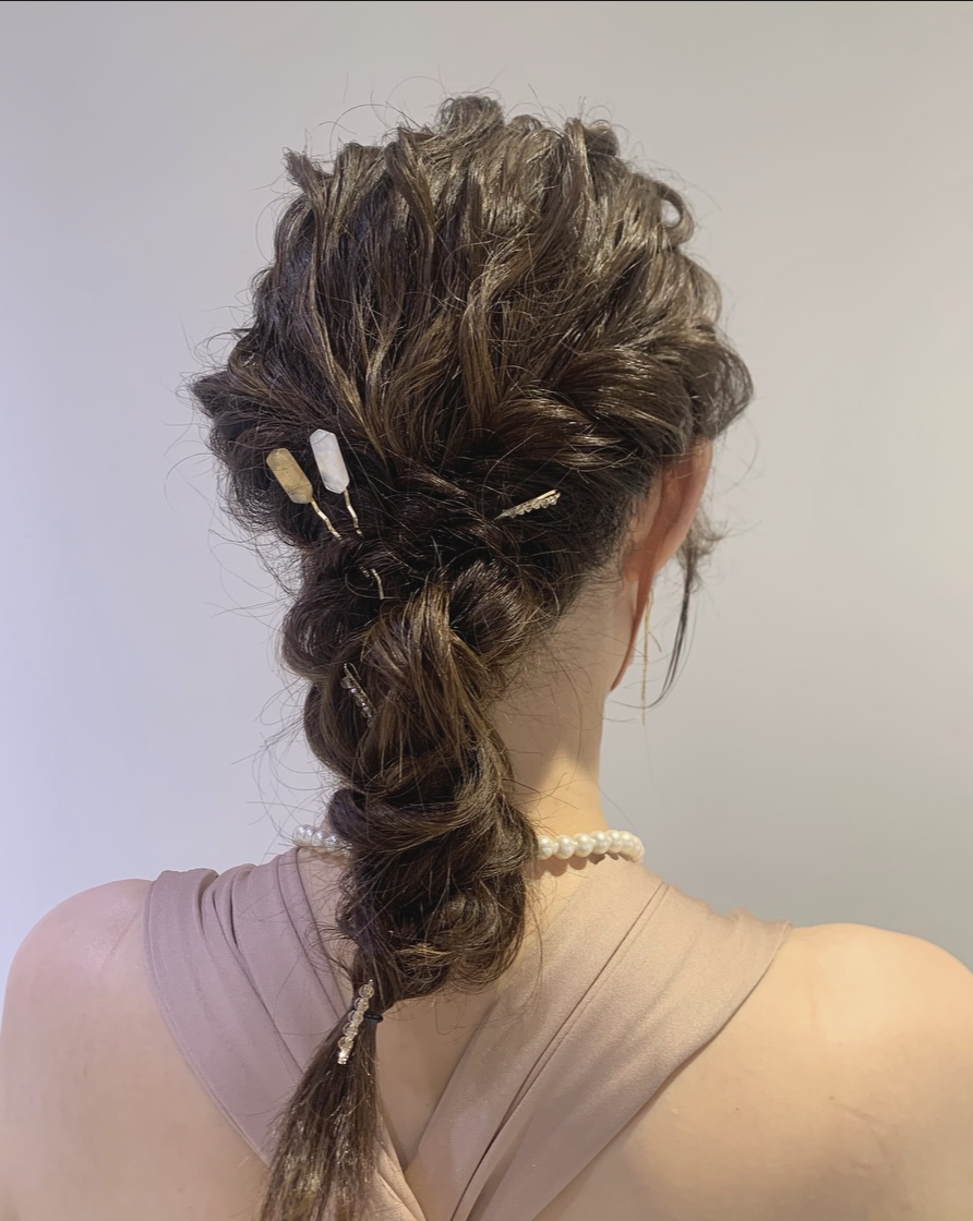 小辻結花 編みおろしヘアセット☆