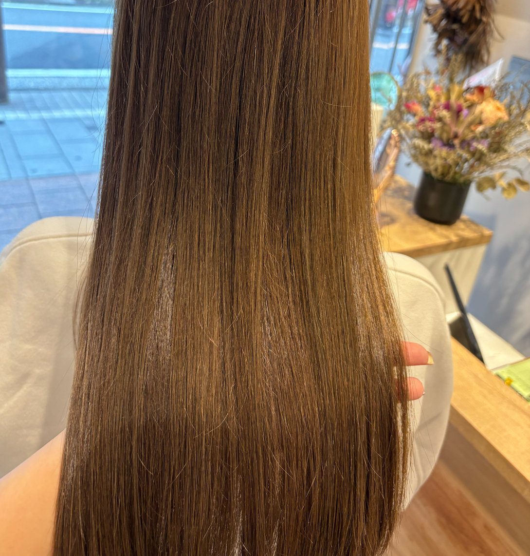 小辻結花 透明感UP☆イルミナカラー×オリーブベージュ